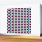 Gingham checker seamless pattern Wall Mural Gallery Image 2