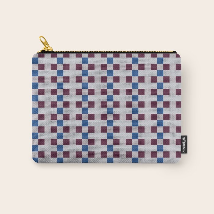 Gingham checker seamless pattern Carry All Pouch Gallery Image 1