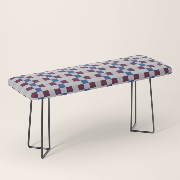Gingham checker seamless pattern Bench Gallery Image 1