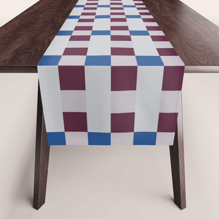 Gingham checker seamless pattern Table Runner Gallery Image 1