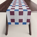 Gingham checker seamless pattern Table Runner Gallery Image 1