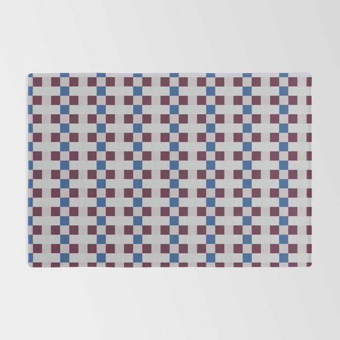 Gingham checker seamless pattern Rug Gallery Image 2