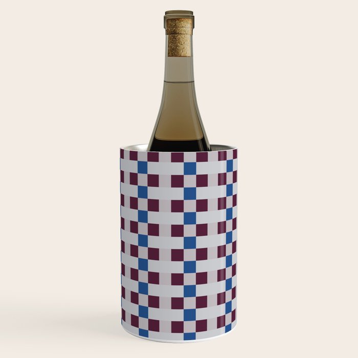 Gingham checker seamless pattern Wine Chiller Gallery Image 3
