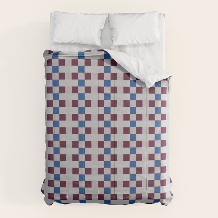 Gingham checker seamless pattern Comforter Gallery Image 6