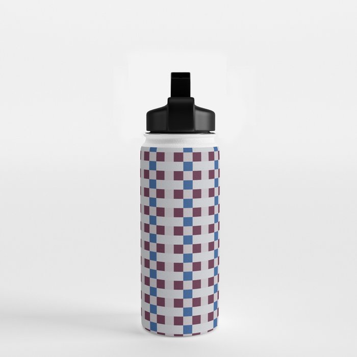 Gingham checker seamless pattern Water Bottle Gallery Image 2