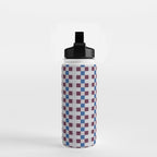 Gingham checker seamless pattern Water Bottle Gallery Image 2