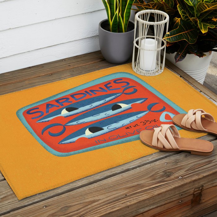 Sardines Outdoor Rug Gallery Image 2
