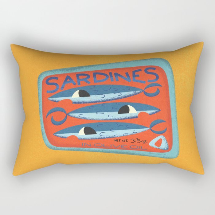 Sardines Rectangular Pillow Gallery Image 1