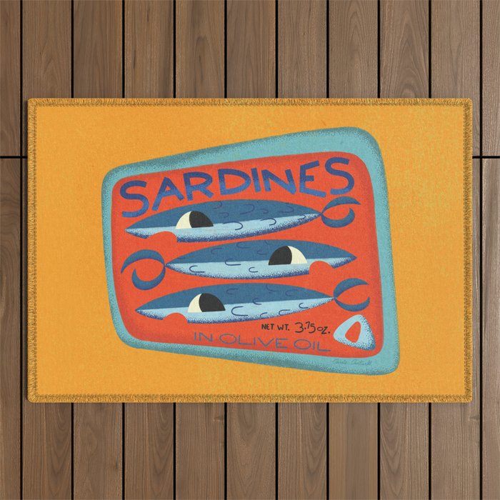 Sardines Outdoor Rug Gallery Image 1