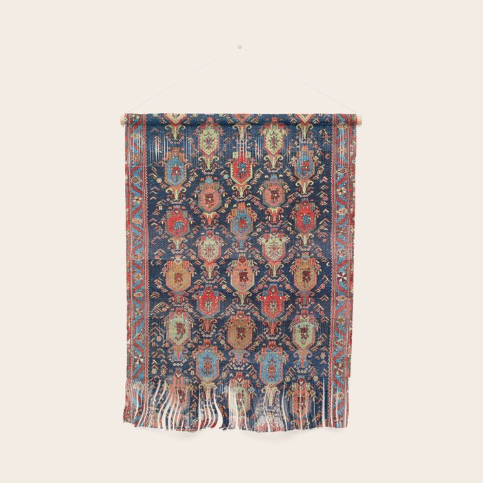 Bijar Kurdish Northwest Persian Rug Print Wall Hanging Gallery Image 1