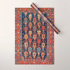 Bijar Kurdish Northwest Persian Rug Print Wrapping Paper Gallery Image 1