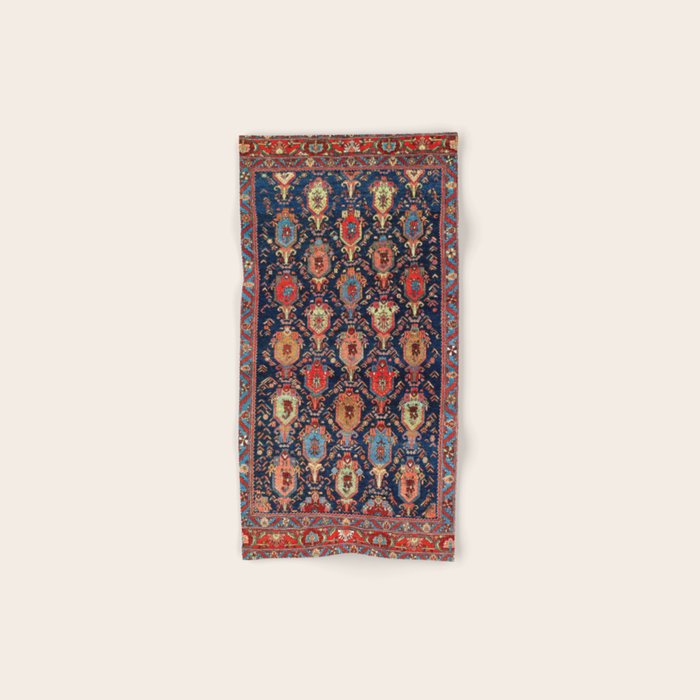 Bijar Kurdish Northwest Persian Rug Print Bath Towel Gallery Image 1
