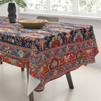 Bijar Kurdish Northwest Persian Rug Print Tablecloth Gallery Image 3