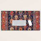 Bijar Kurdish Northwest Persian Rug Print Desk Mat Gallery Image 1