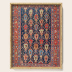 Bijar Kurdish Northwest Persian Rug Print Serving Tray Gallery Image 1