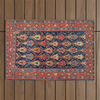 Bijar Kurdish Northwest Persian Rug Print Outdoor Rug Gallery Image 1