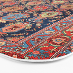 Bijar Kurdish Northwest Persian Rug Print Bath Mat Gallery Image 3