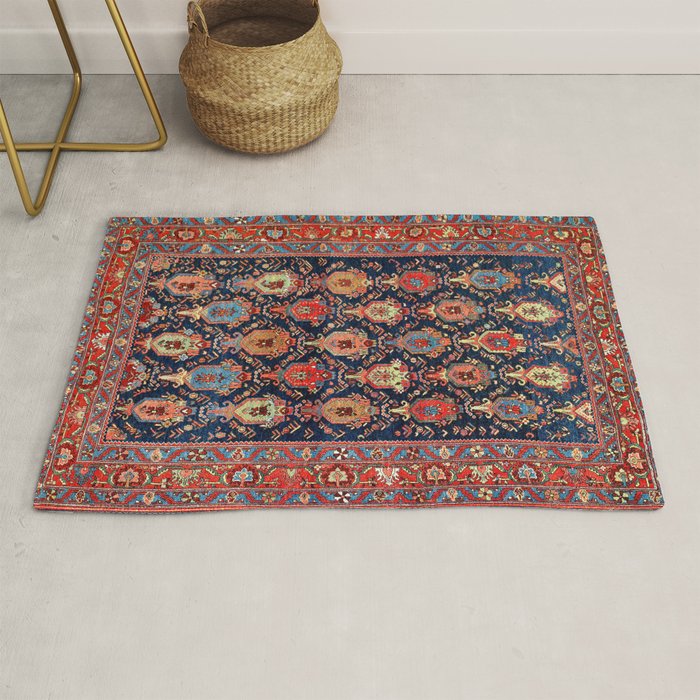 Bijar Kurdish Northwest Persian Rug Print Rug Gallery Image 1