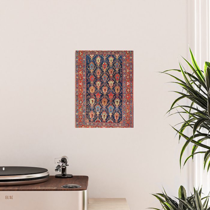 Bijar Kurdish Northwest Persian Rug Print Poster Gallery Image 2