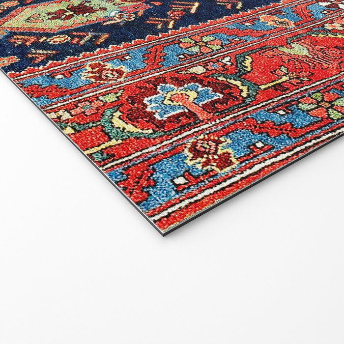 Bijar Kurdish Northwest Persian Rug Print Welcome Mat Gallery Image 2