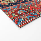 Bijar Kurdish Northwest Persian Rug Print Welcome Mat Gallery Image 2