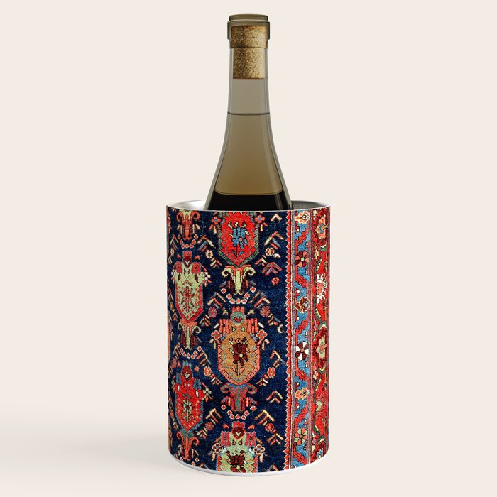 Bijar Kurdish Northwest Persian Rug Print Wine Chiller Gallery Image 3