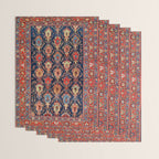 Bijar Kurdish Northwest Persian Rug Print Wrapping Paper Gallery Image 3