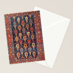 Bijar Kurdish Northwest Persian Rug Print Stationery Card Gallery Image 2