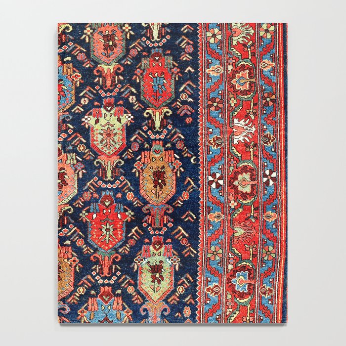 Bijar Kurdish Northwest Persian Rug Print Notebook Gallery Image 4