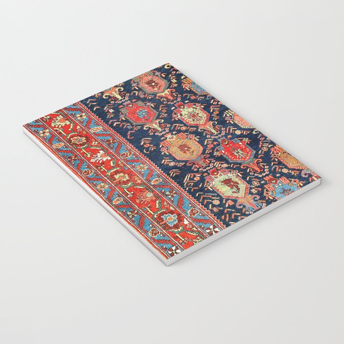 Bijar Kurdish Northwest Persian Rug Print Notebook Gallery Image 3
