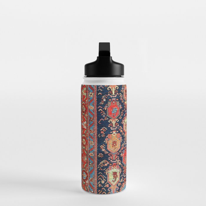 Bijar Kurdish Northwest Persian Rug Print Water Bottle Gallery Image 3