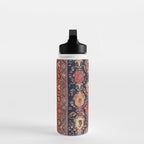 Bijar Kurdish Northwest Persian Rug Print Water Bottle Gallery Image 3