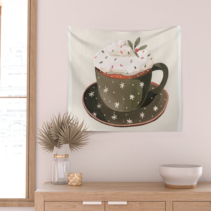 Cozy Mug Wall Tapestry Gallery Image 2