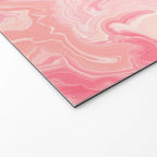 Blush pink abstract watercolor marble pattern Welcome Mat Gallery Image 2