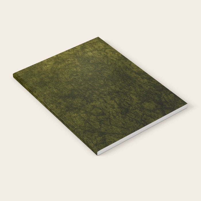 olive green velvet Notebook Gallery Image 1