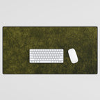 olive green velvet Desk Mat Gallery Image 1