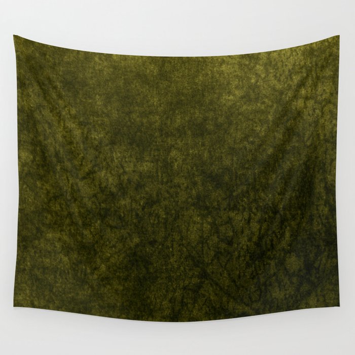 olive green velvet Wall Tapestry Gallery Image 1