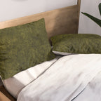 olive green velvet Pillow Sham Gallery Image 2