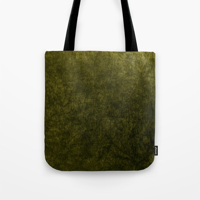 olive green velvet Tote Bag Gallery Image 1