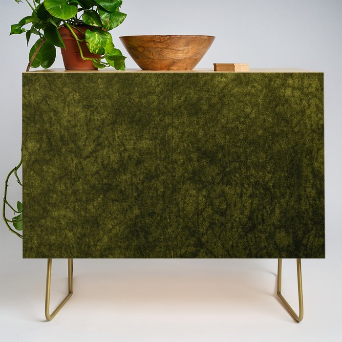 olive green velvet Credenza Gallery Image 1