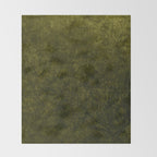 olive green velvet Throw Blanket Gallery Image 2