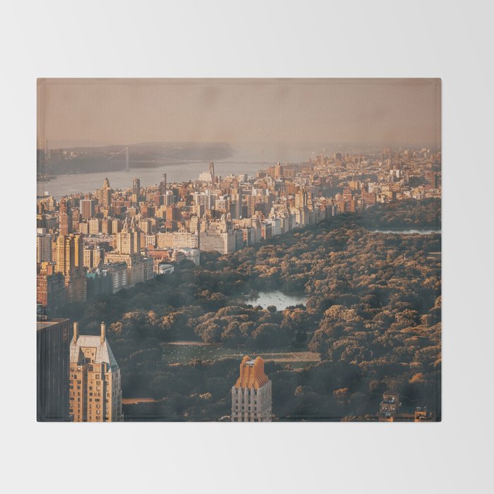 New York City Central Park Throw Blanket Gallery Image 2