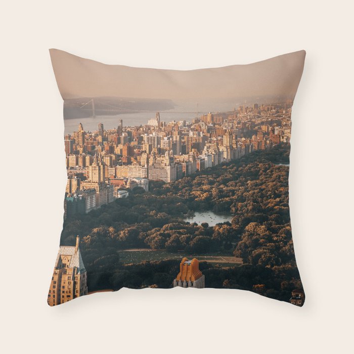 New York City Central Park Throw Pillow Gallery Image 1