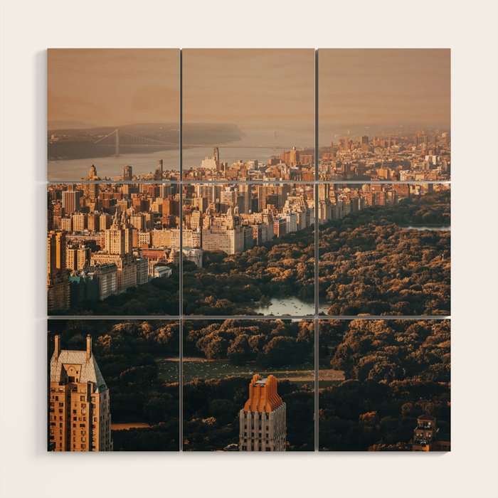 New York City Central Park Wood Wall Art Gallery Image 1