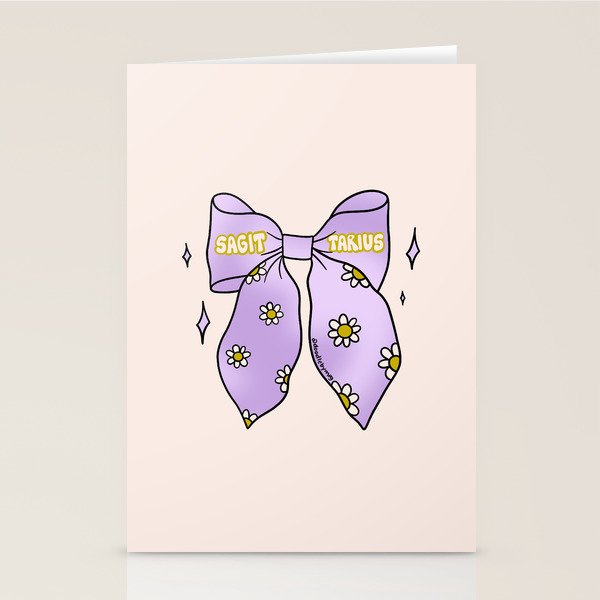 Sagittarius Bow Stationery Card Gallery Image 2