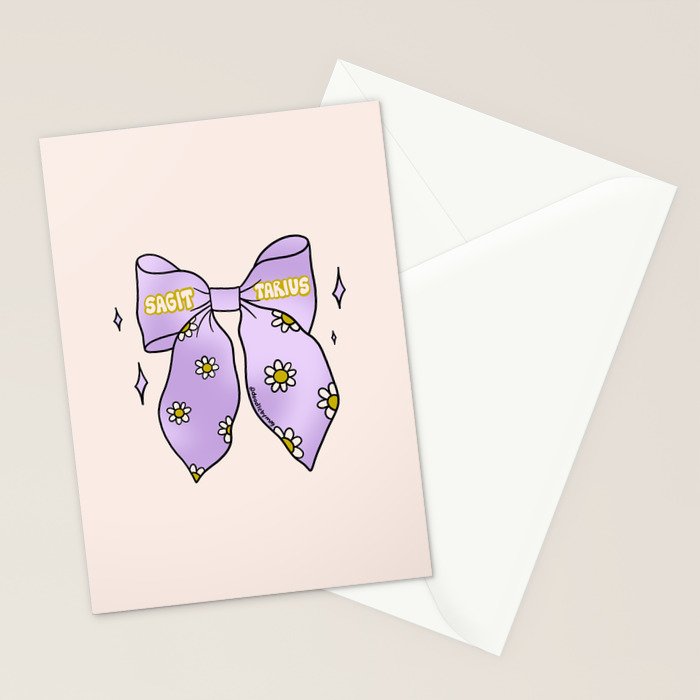 Sagittarius Bow Stationery Card Gallery Image 2