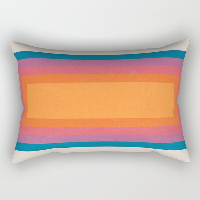 Vintage California Sun 02 Rectangular Pillow Gallery Image 1