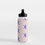 Evil Eye Dots - Navy & Blush Palette Water Bottle Gallery Image 3
