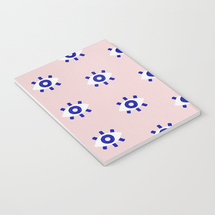 Evil Eye Dots - Navy & Blush Palette Notebook Gallery Image 3