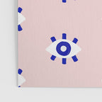 Evil Eye Dots - Navy & Blush Palette Poster Gallery Image 3